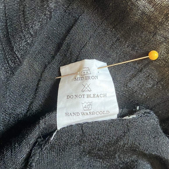 Boho Crochet Black Top - Picture 14 of 14